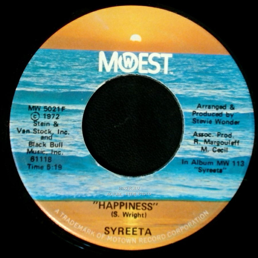 Syreeta - To Know You Is To Love You / Happiness side B