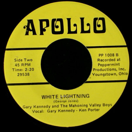 Gary Kennedy And The Mahoning Valley Boys - Sing Me Back Home / White Lightning side B
