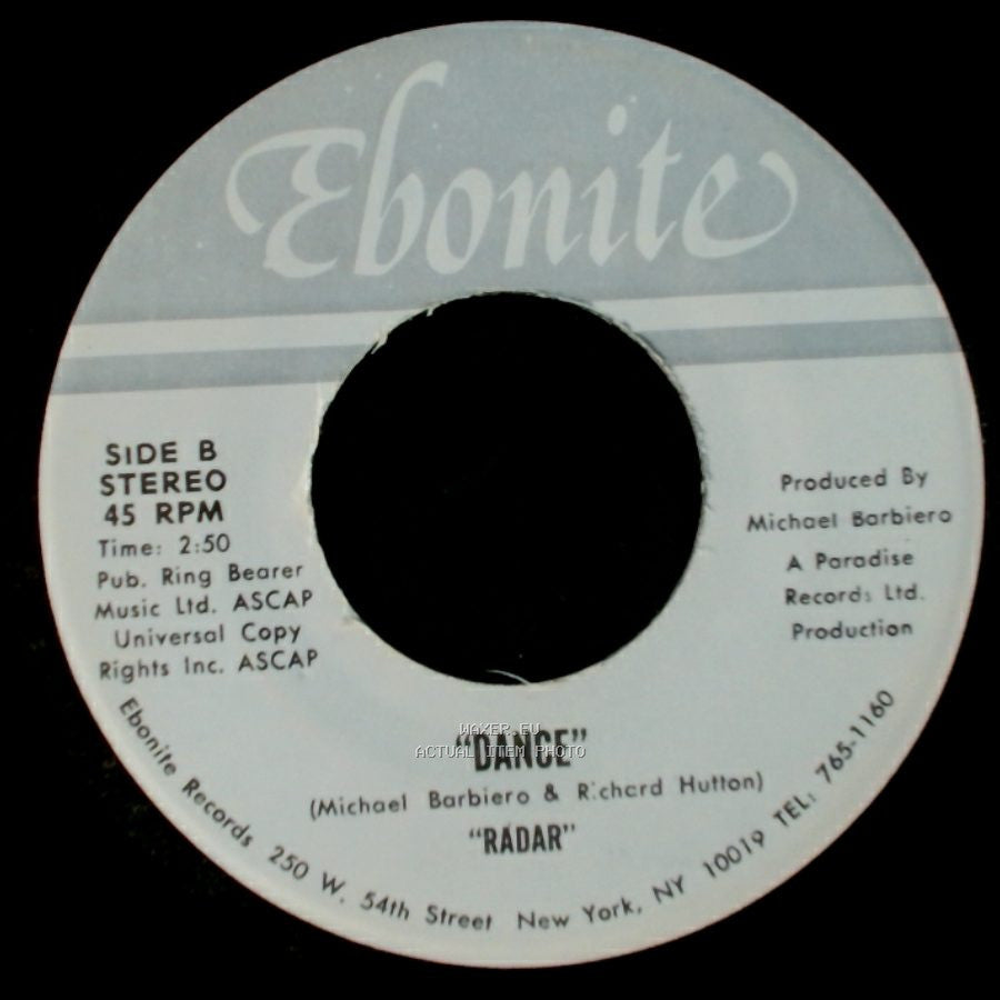 Citizen's Band - Radar / "Dance" "Radar" side B