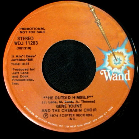 Gene Toone And The Cherabin Choir - Baby Boy / He Outdid Himself side B