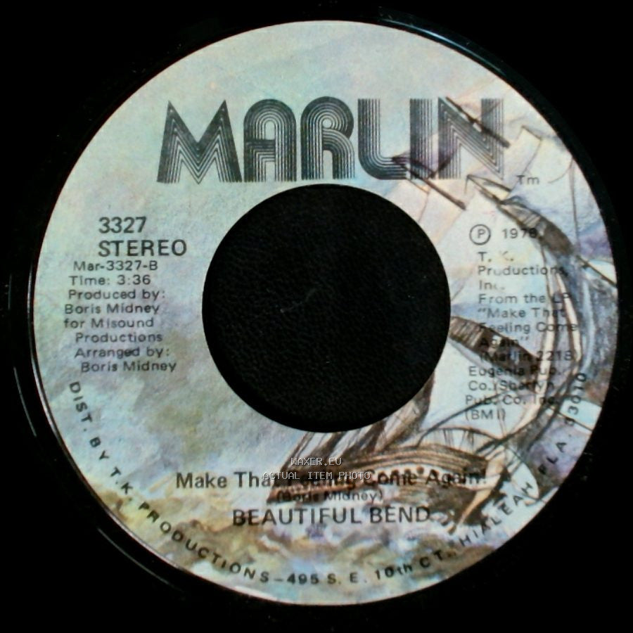 Beautiful Bend - Boomer Motion / Make That Feeling Come Again side B