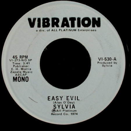 Sylvia - Easy Evil / Easy Evil side A