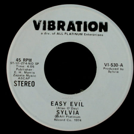 Sylvia - Easy Evil / Easy Evil side B