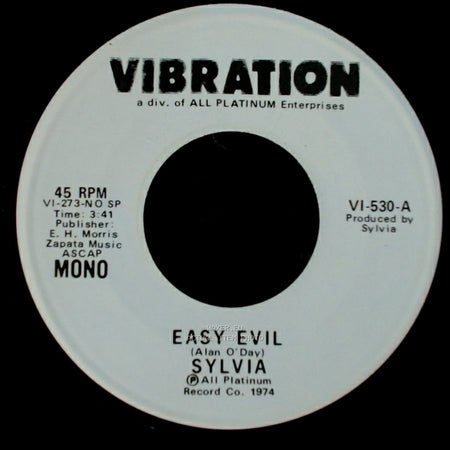 Sylvia - Easy Evil / Easy Evil side B