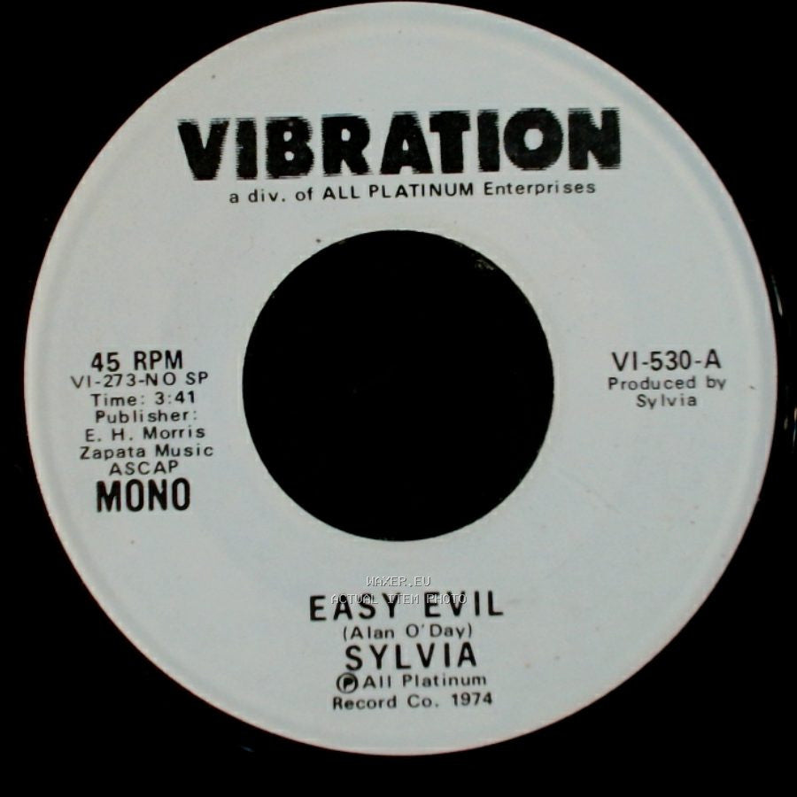 Sylvia - Easy Evil / Easy Evil side A