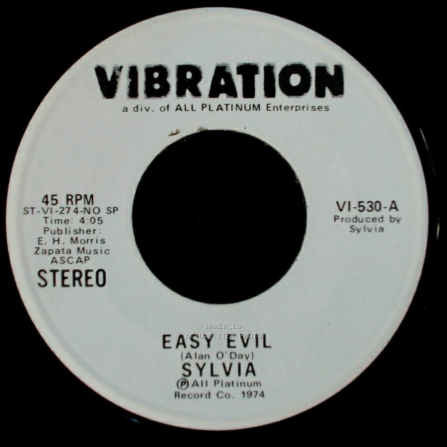 Sylvia - Easy Evil / Easy Evil side B
