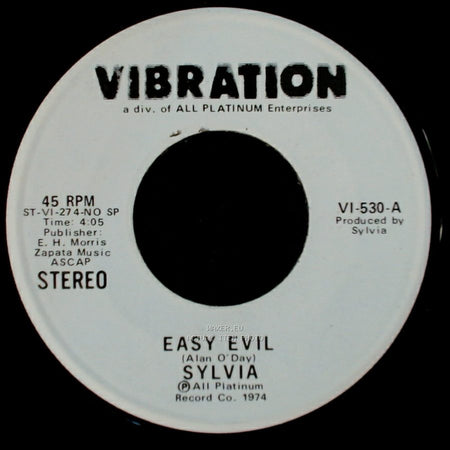Sylvia - Easy Evil / Easy Evil side B