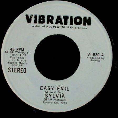 Sylvia - Easy Evil / Easy Evil side A