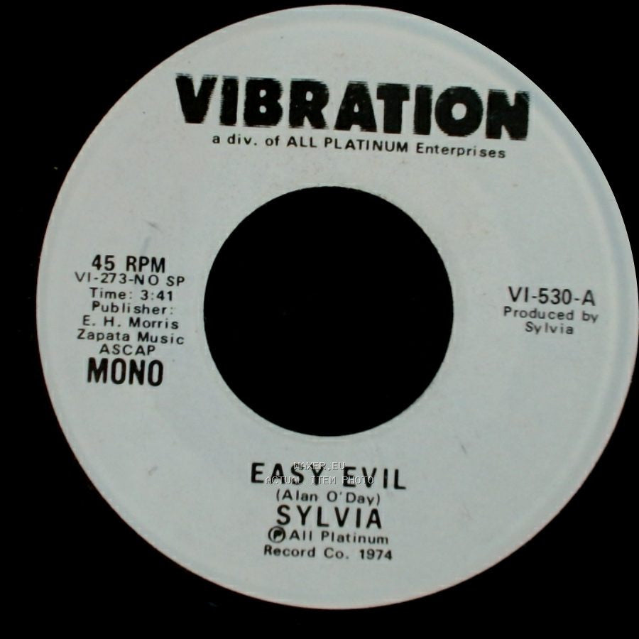 Sylvia - Easy Evil / Easy Evil side B