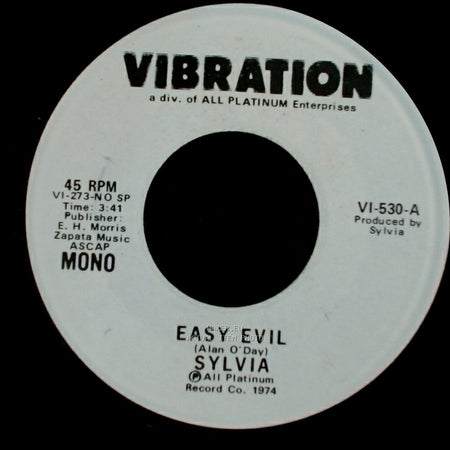Sylvia - Easy Evil / Easy Evil side B