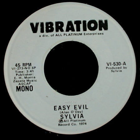 Sylvia - Easy Evil / Easy Evil side A