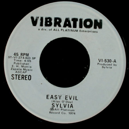 Sylvia - Easy Evil / Easy Evil side B