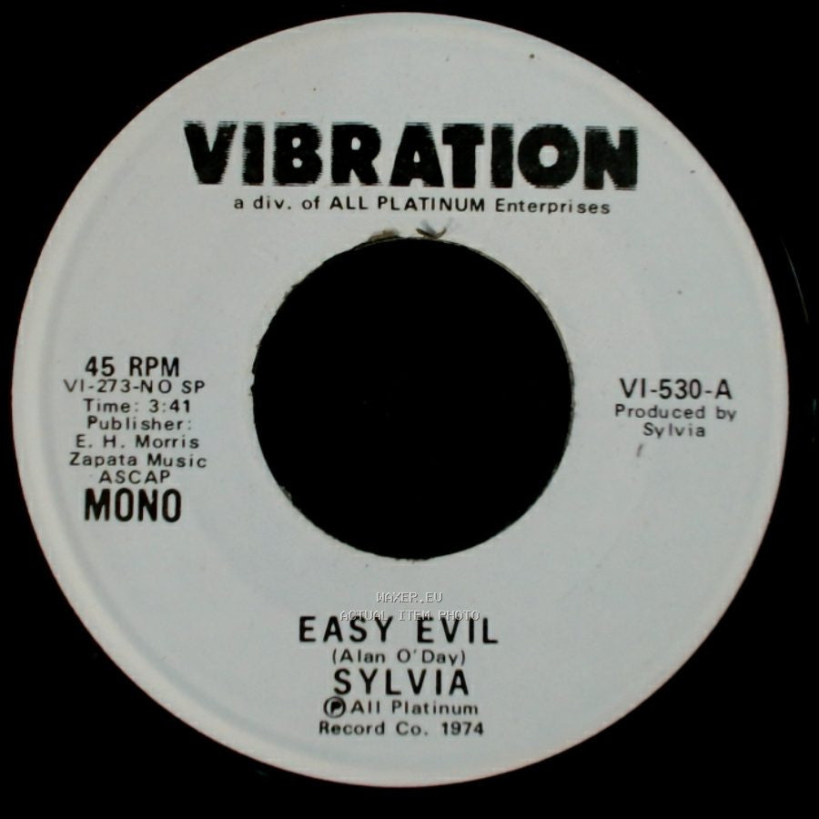 Sylvia - Easy Evil / Easy Evil side A
