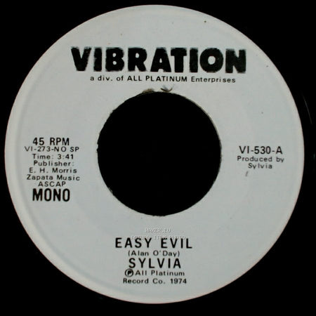 Sylvia - Easy Evil / Easy Evil side A
