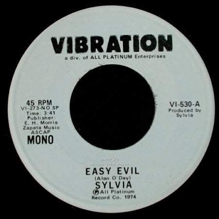 Sylvia - Easy Evil / Easy Evil side A