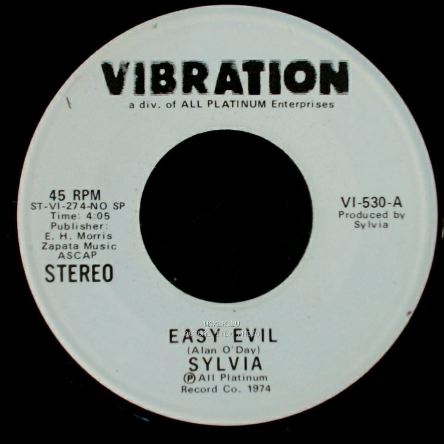 Sylvia - Easy Evil / Easy Evil side B