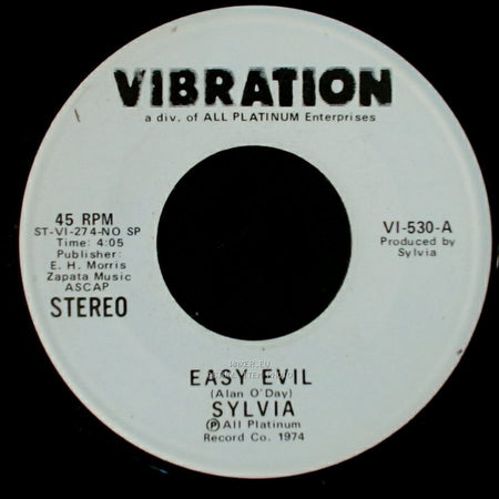 Sylvia - Easy Evil / Easy Evil side B