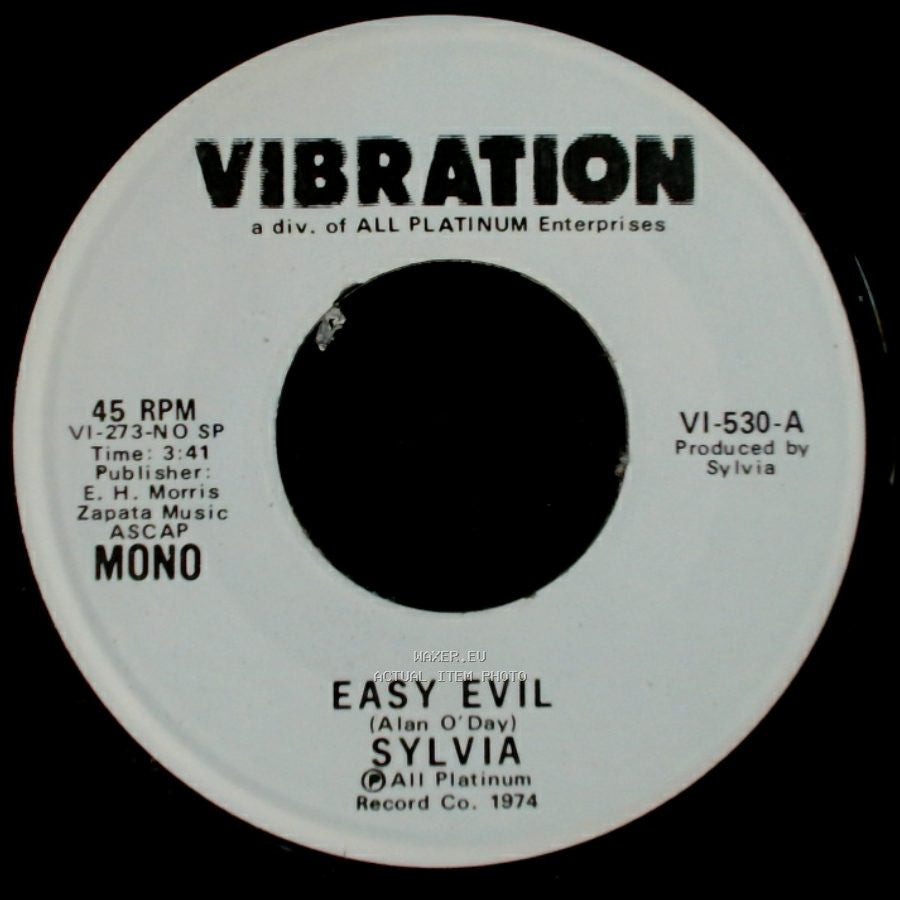 Sylvia - Easy Evil / Easy Evil side A