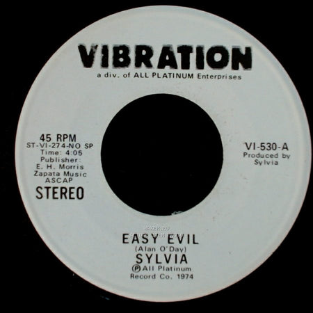 Sylvia - Easy Evil / Easy Evil side B