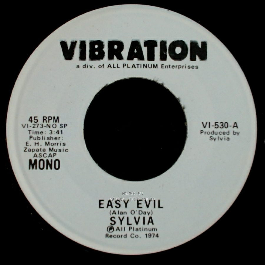Sylvia - Easy Evil / Easy Evil side A