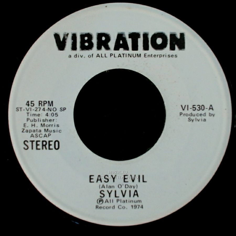 Sylvia - Easy Evil / Easy Evil side B