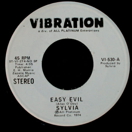 Sylvia - Easy Evil / Easy Evil side A