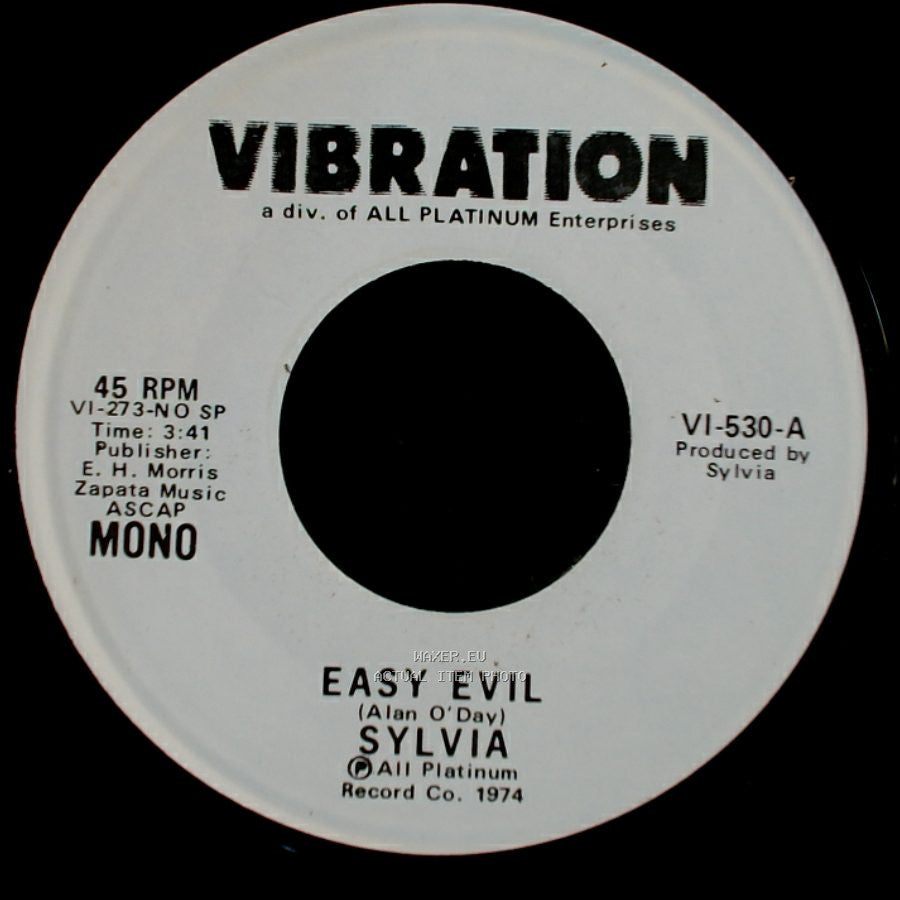 Sylvia - Easy Evil / Easy Evil side B