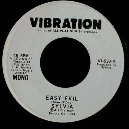 Sylvia - Easy Evil / Easy Evil side B