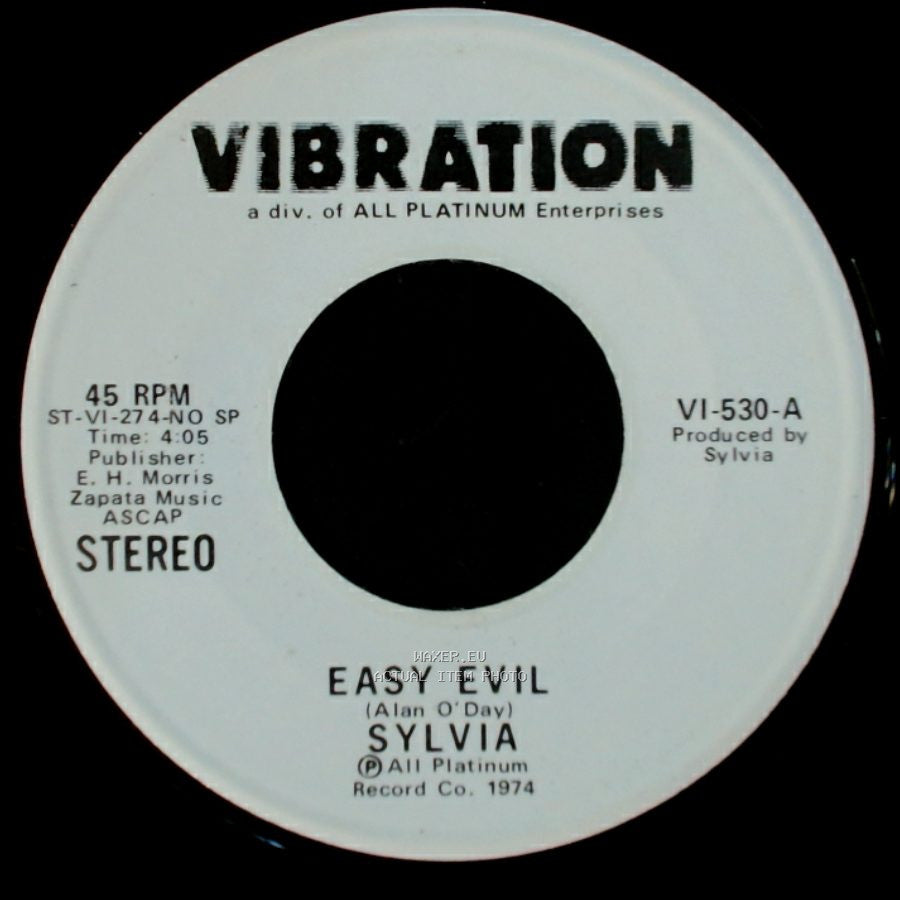 Sylvia - Easy Evil / Easy Evil side B