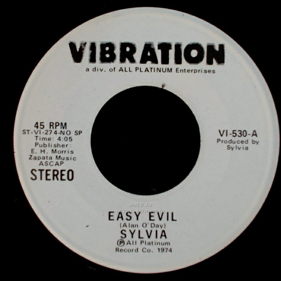 Sylvia - Easy Evil / Easy Evil side A