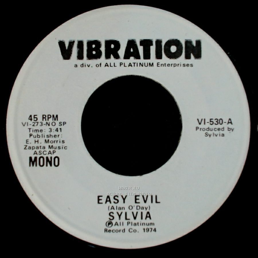 Sylvia - Easy Evil / Easy Evil side B