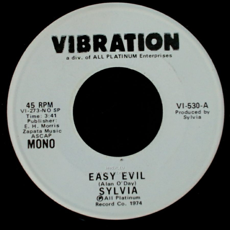 Sylvia - Easy Evil / Easy Evil side B