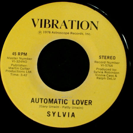 Sylvia - Stop Boy / Automatic Lover side A