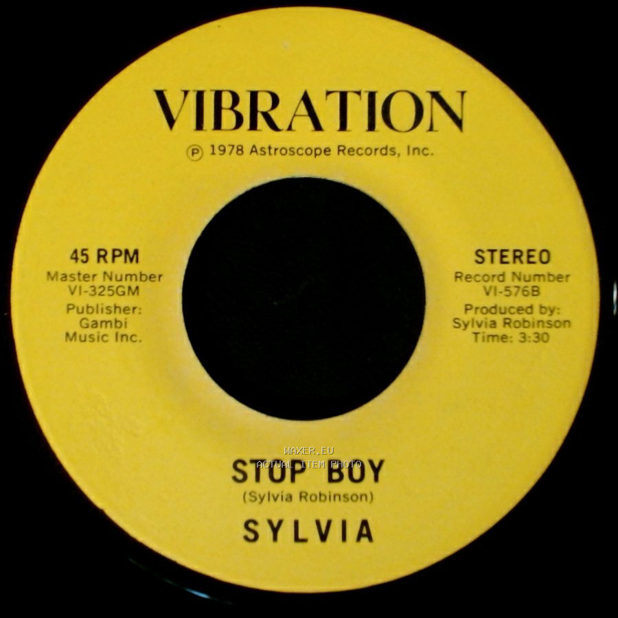 Sylvia - Stop Boy / Automatic Lover side A