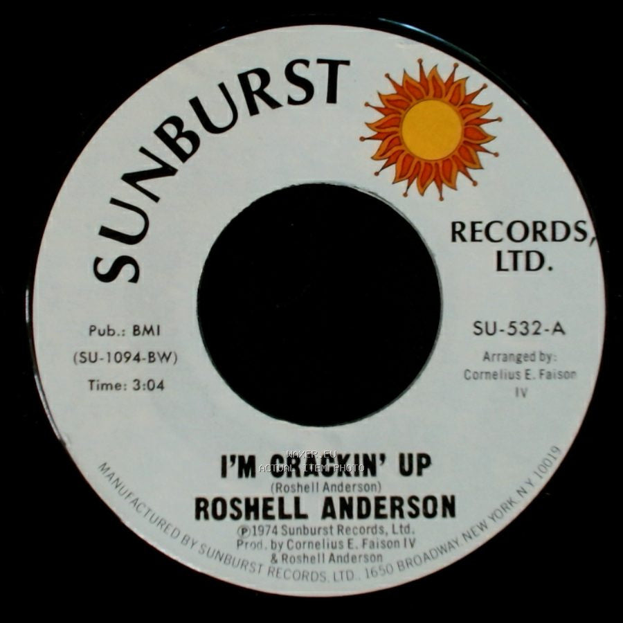 Roshell Anderson - I'm Crackin' Up / Moonlight Trip side A