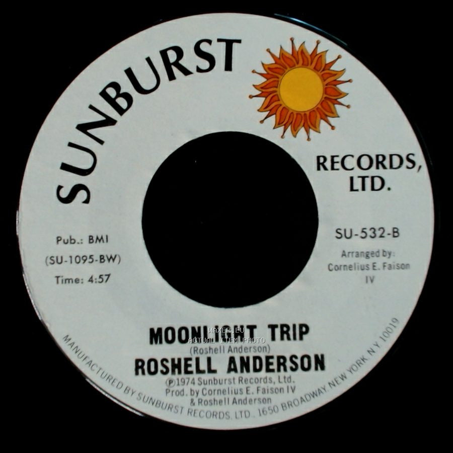 Roshell Anderson - I'm Crackin' Up / Moonlight Trip side B