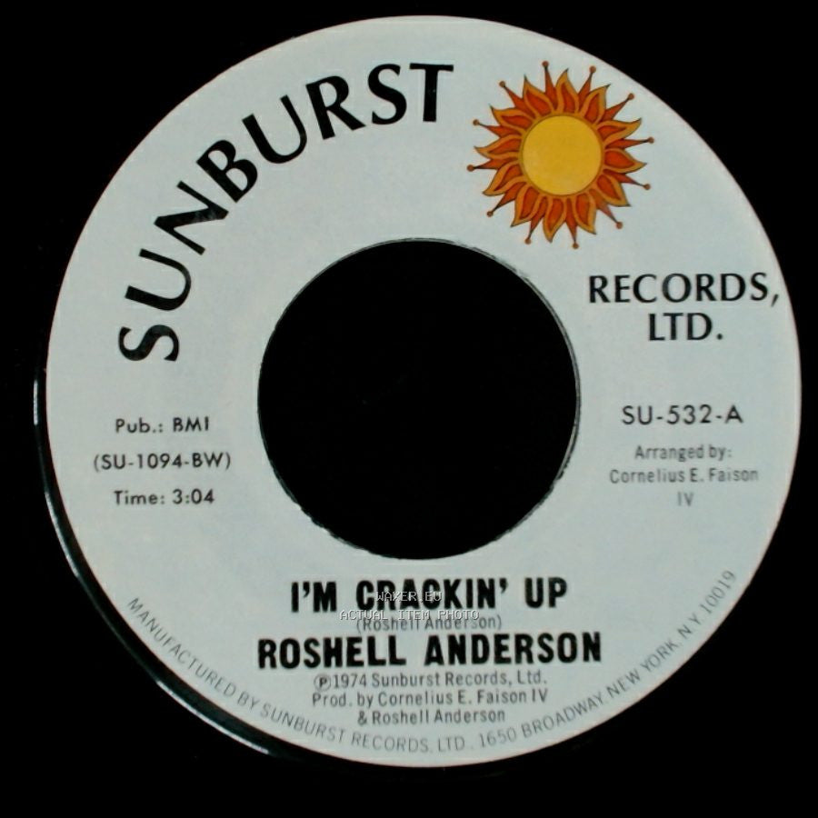 Roshell Anderson - I'm Crackin' Up / Moonlight Trip side A
