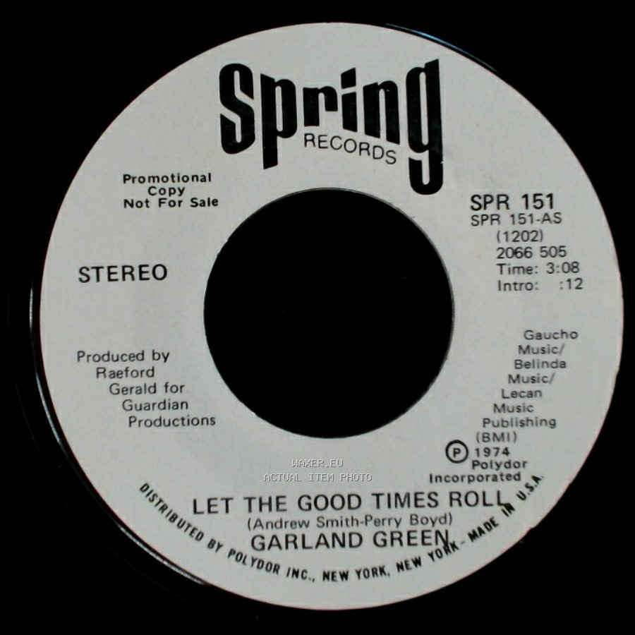 Garland Green - Let The Good Times Roll / Let The Good Times Roll side B
