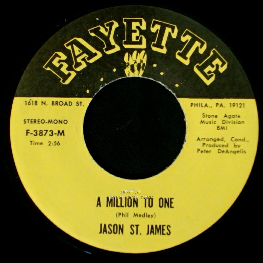 Jason St. James - A Million To One / I Should Care side A