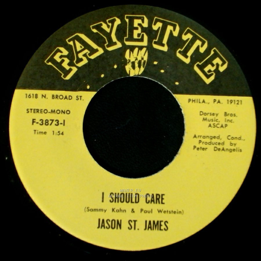Jason St. James - A Million To One / I Should Care side B