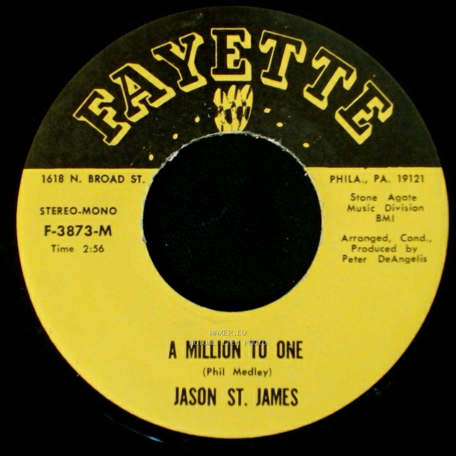 Jason St. James - A Million To One / I Should Care side A