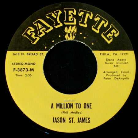 Jason St. James - A Million To One / I Should Care side A