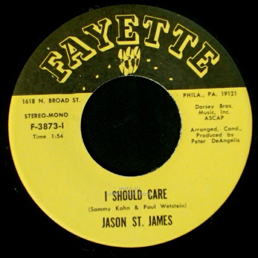 Jason St. James - A Million To One / I Should Care side B