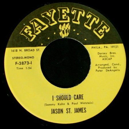 Jason St. James - A Million To One / I Should Care side B