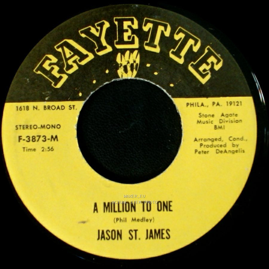 Jason St. James - A Million To One / I Should Care side A