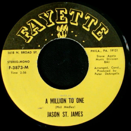 Jason St. James - A Million To One / I Should Care side A