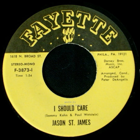 Jason St. James - A Million To One / I Should Care side B