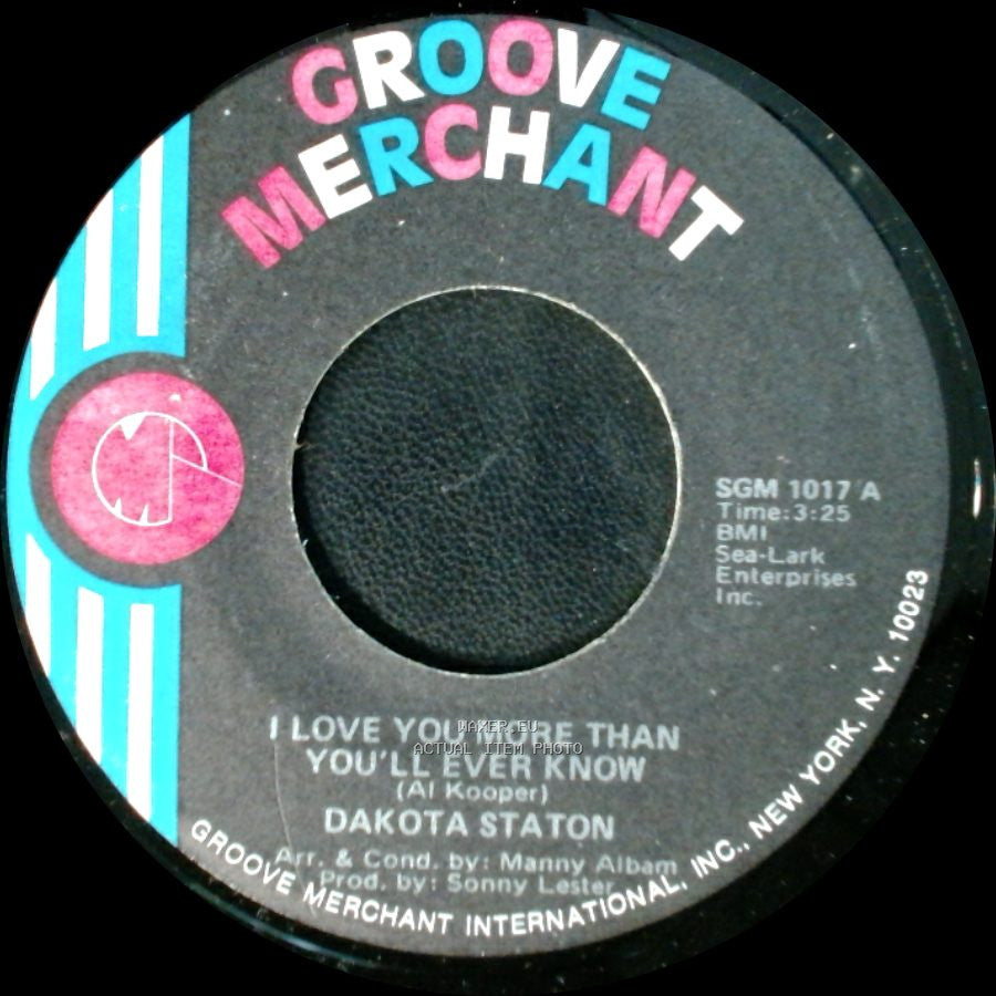 Dakota Staton - I Love You More Than You'll Ever Know / (I Want A) Country Man side A