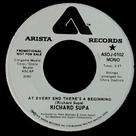 Richard Supa - At Every End There's A Beginning / At Every End There's A Beginning side A