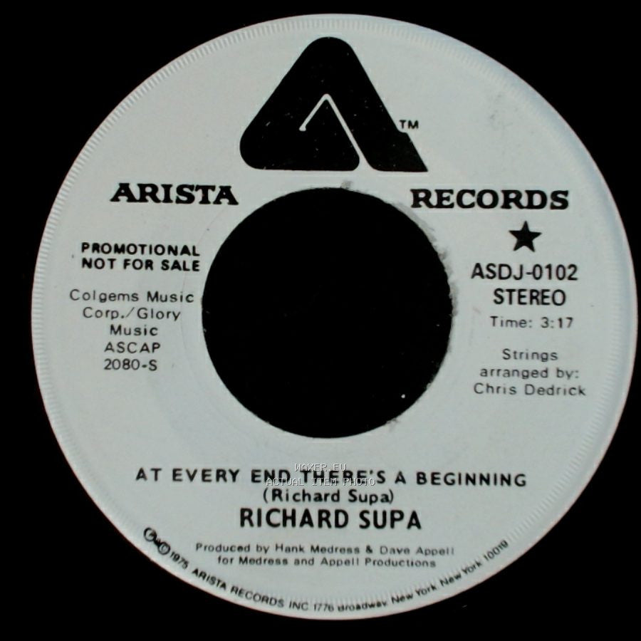 Richard Supa - At Every End There's A Beginning / At Every End There's A Beginning side B